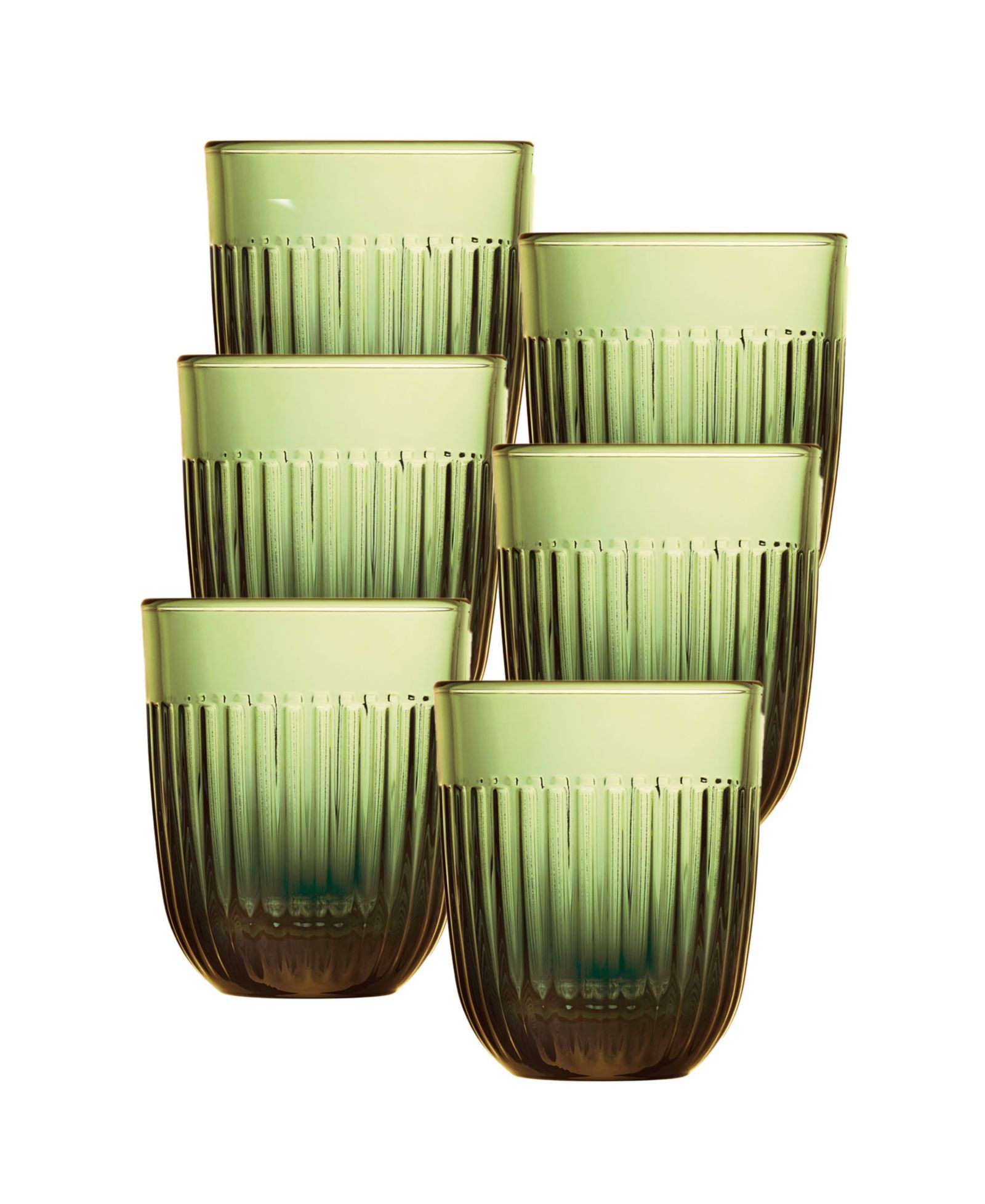 Стакан La Rochère Olive Green Quessant 10 oz., Set of 6