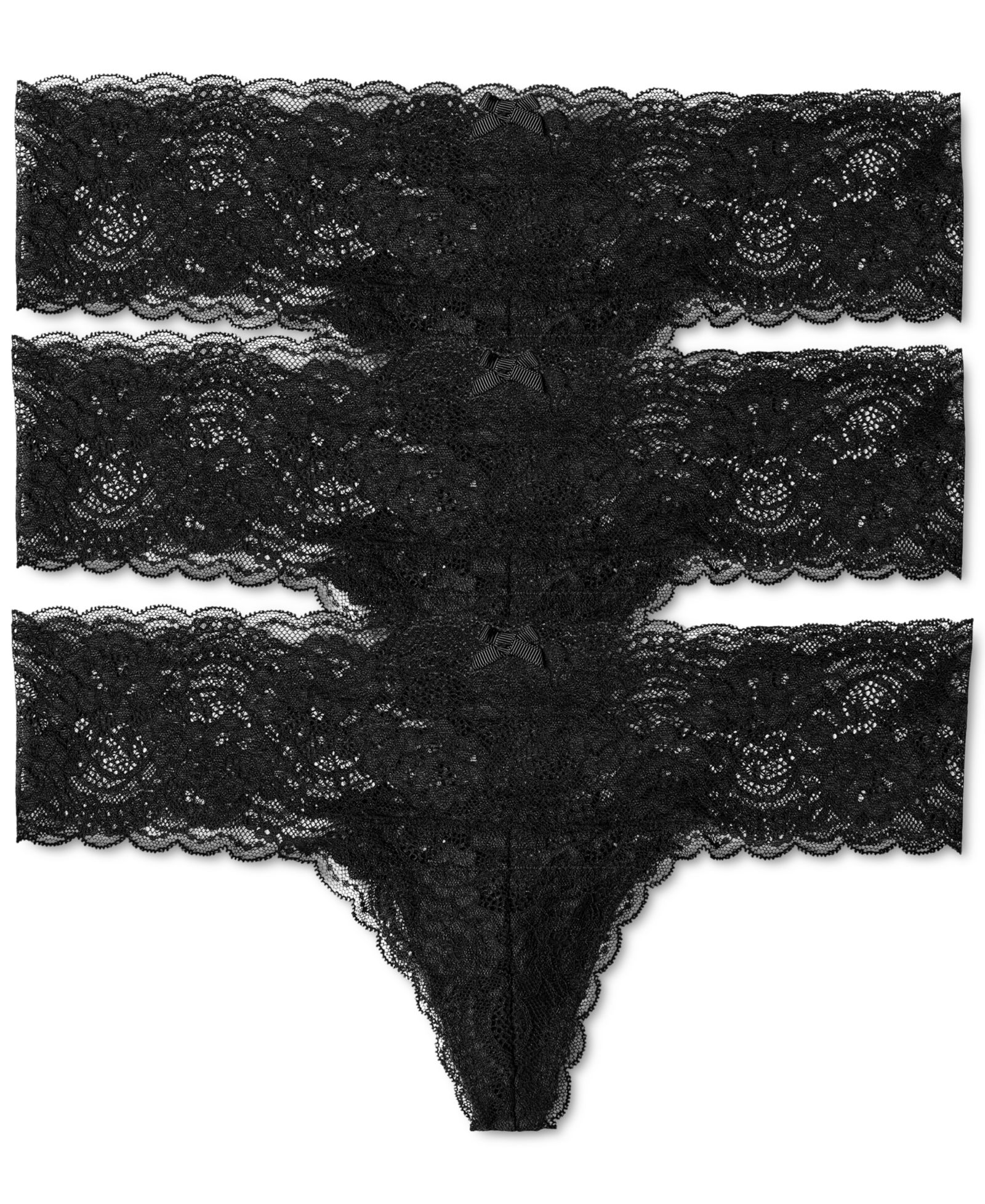 Женские кружевные стринги Skarlett Blue Lace Thong 3Pack