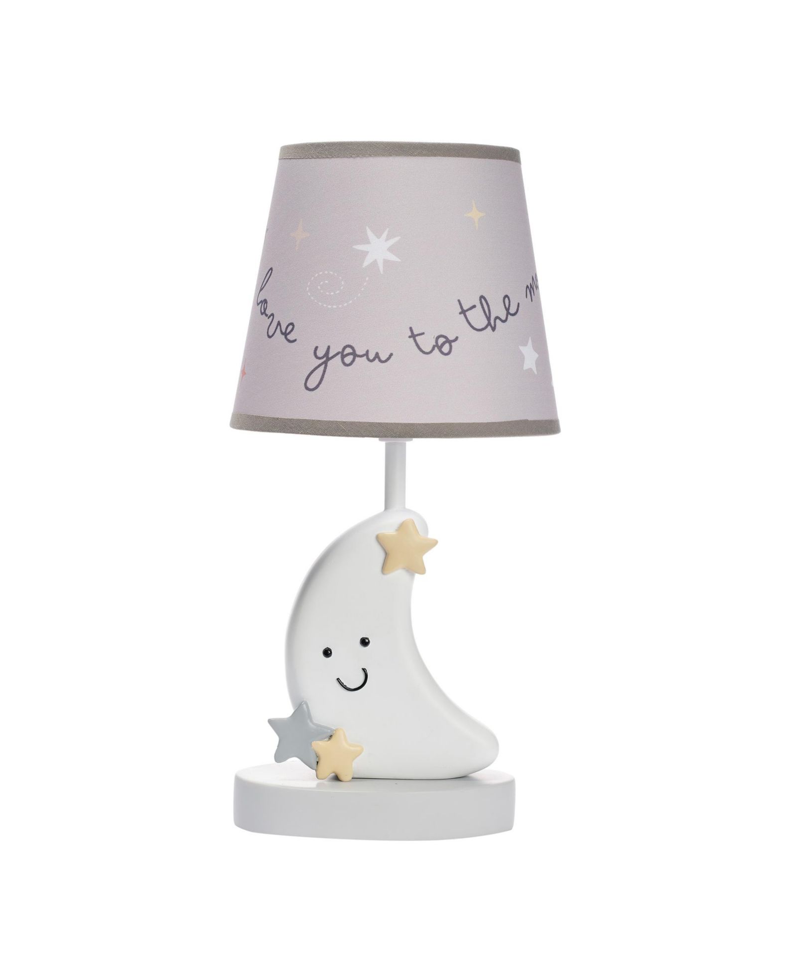 Bedtime Originals Детская лампа Little Star Celestial Moon с абажуром и лампочкой