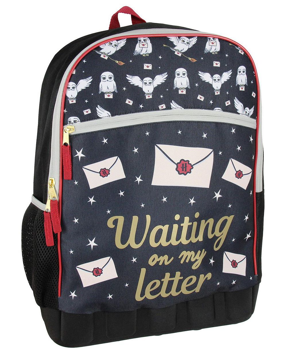 Harry Potter Hogwarts Hedwig Waiting On My Letter School Backpack 17"
