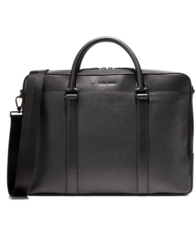 Cole Haan Triboro Medium Leather Briefcase Bag