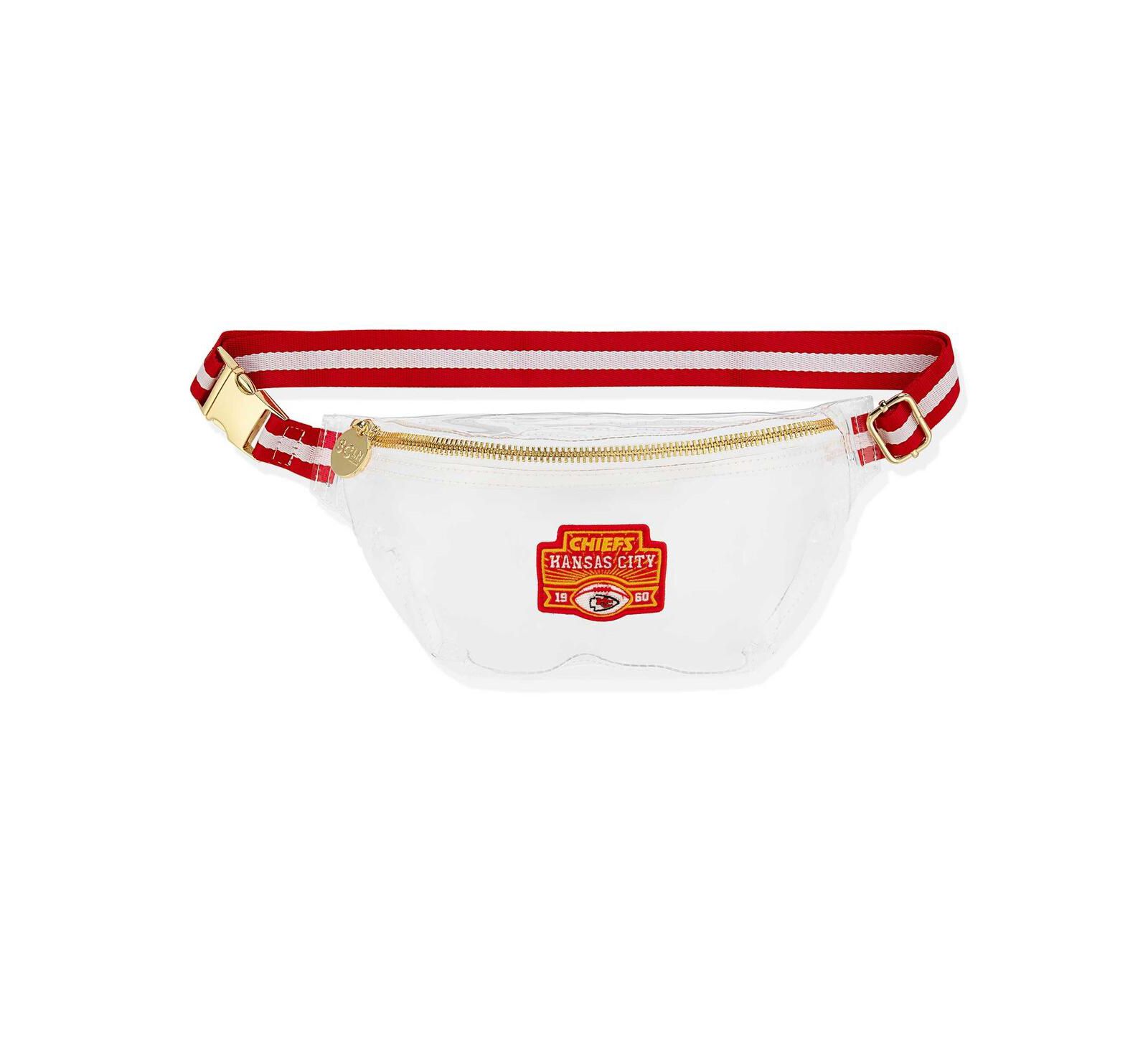 Women's Stoney Clover Kansas City Chiefs Stadium Clear Belt Bag