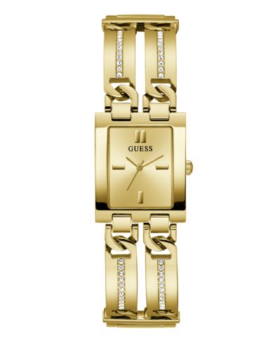 GUESS Women's Analog Gold-Tone 100% Steel Watch 39mm