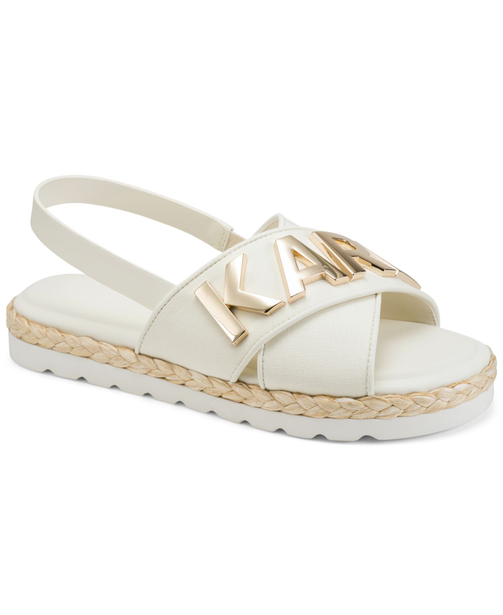KARL LAGERFELD PARIS Женский Charla Slingback Espadrille Sandals