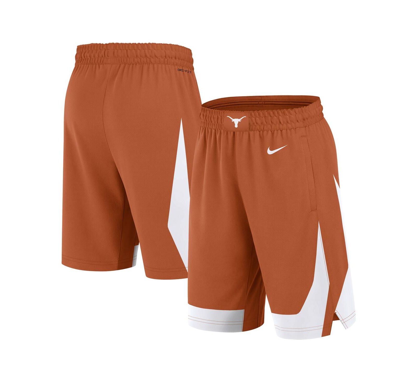 Nike Men's Texas Orange Texas Longhorns Road Replica Performance Shorts