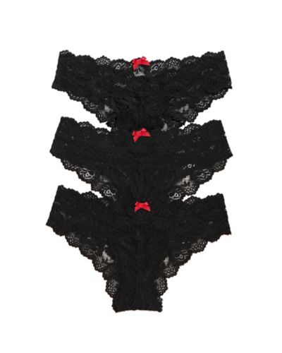 Женский комплект чикини Skarlett Blue Blue Goddess Stretch Lace 3-Pack