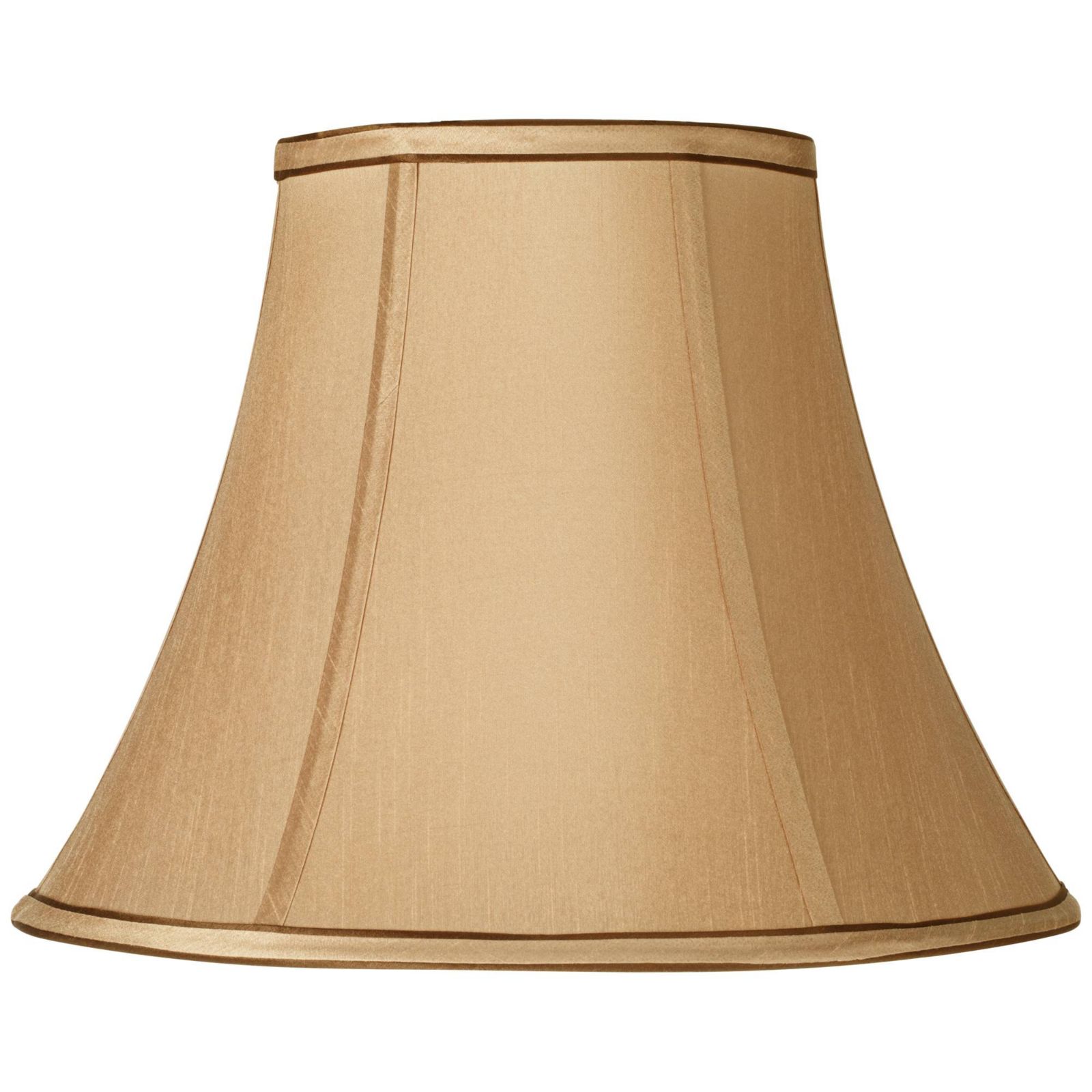 Абажур для лампы Springcrest Tan and Brown Medium 7" Top x 14" Bottom x 11" High (Spider) Replacement с держателем и наконечником