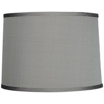 Абажур Springcrest Platinum Gray Silk 13" x 14" x 10"