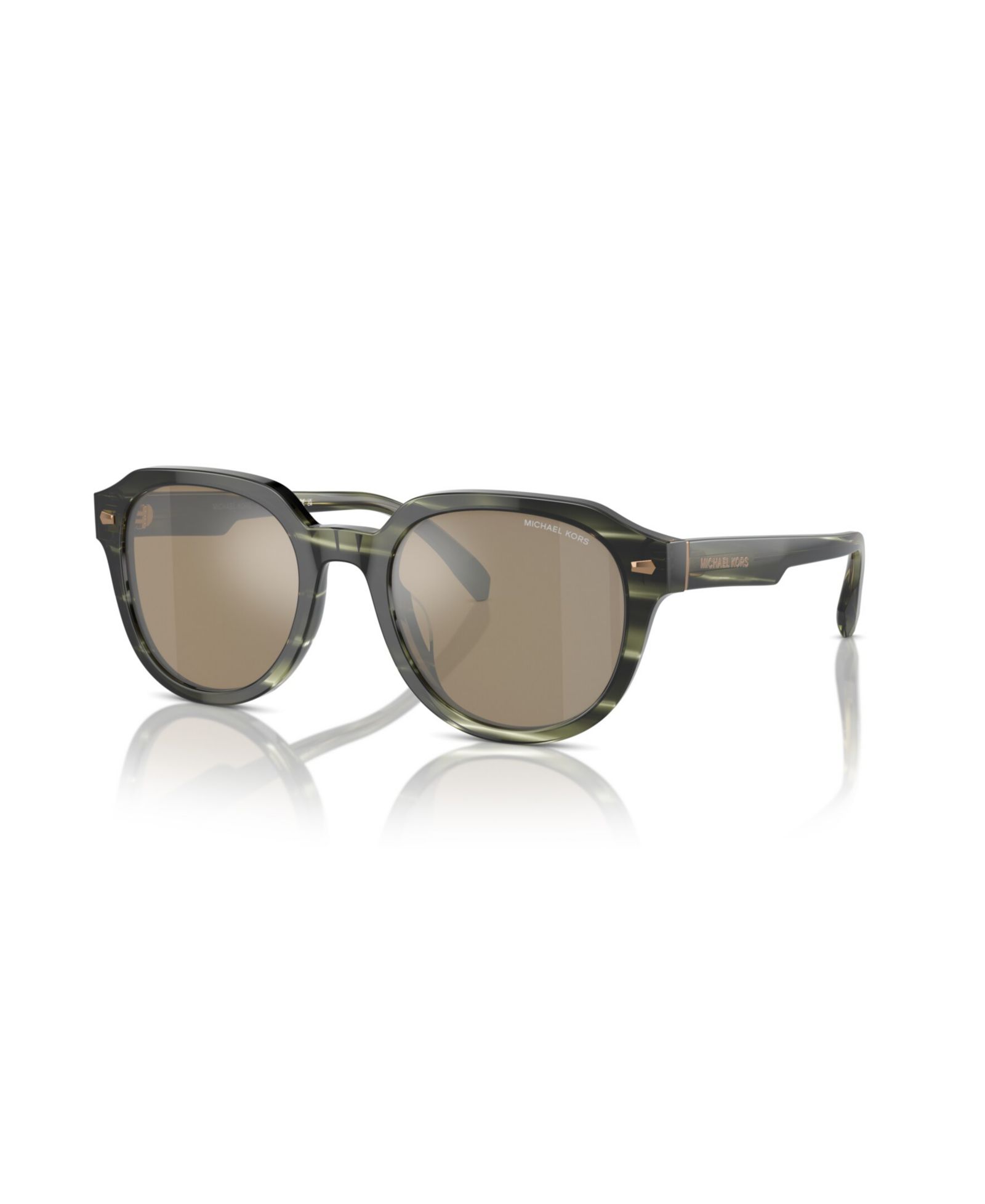 Michael Kors Men's Round Sunglasses, Eger MK2216U