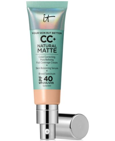 Кремовая матовая основа IT Cosmetics CC+ SPF 40