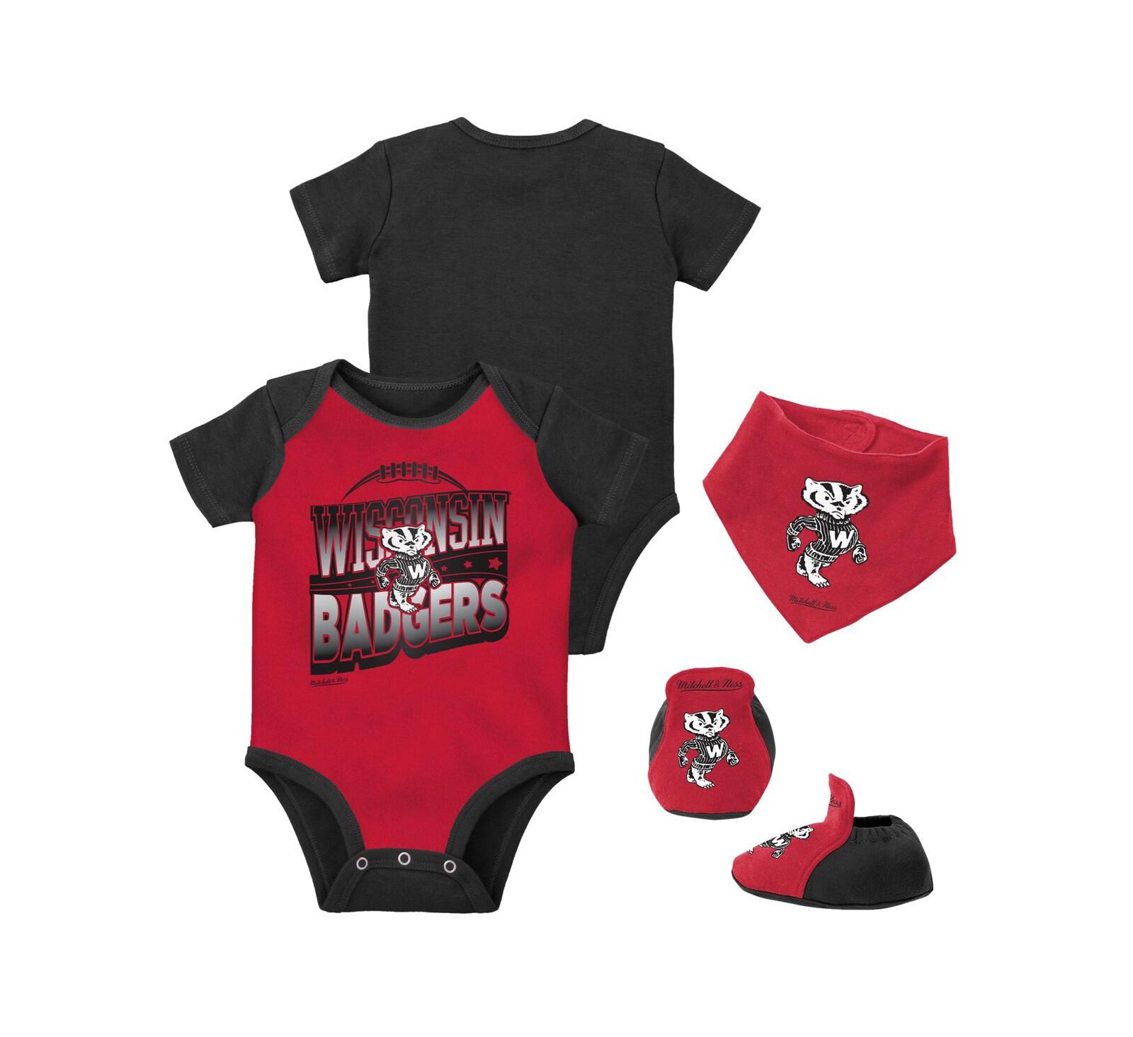Набор боди, нагрудников и пинеток Mitchell & Ness для детей
