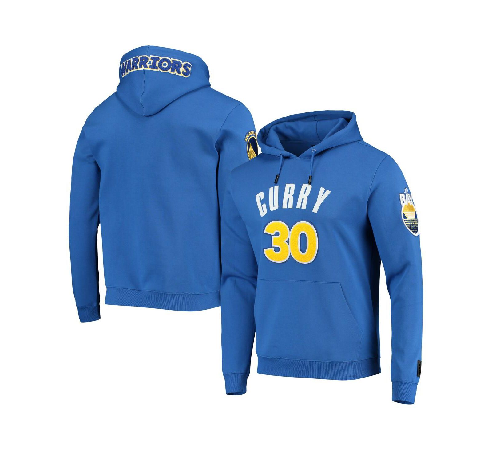 Men's Pro Standard Stephen Curry Royal Golden State Warriors Player Pullover Hoodie