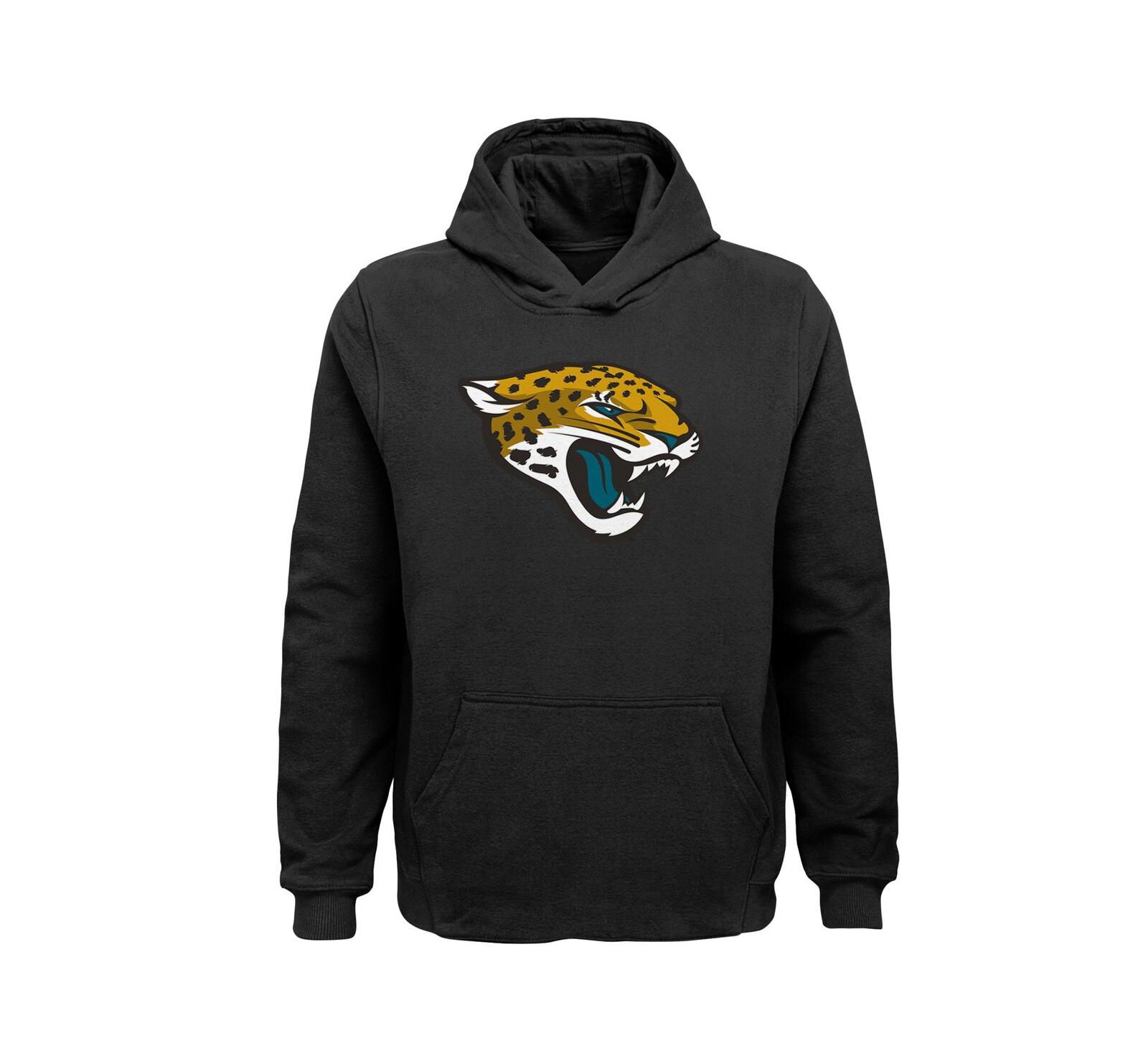 Детское худи Pullover Jacksonville Jaguars с логотипом команды Black