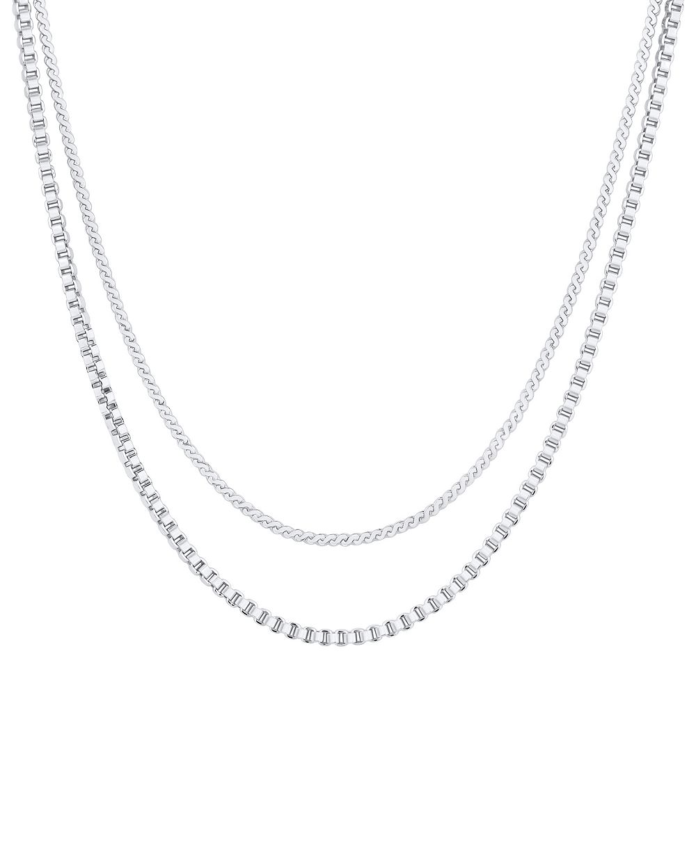 Многослойное ожерелье And Now This с позолотой 18K