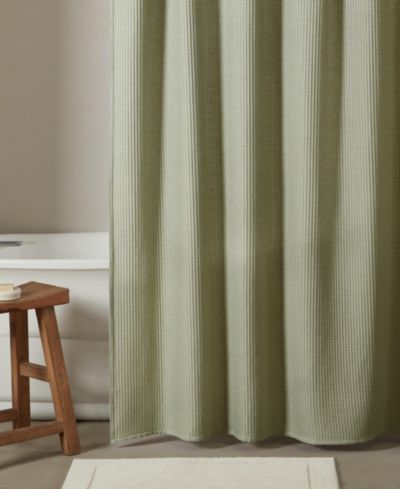 Штора для душа Calvin Klein Waffle Solid Textured, 70" x 72"