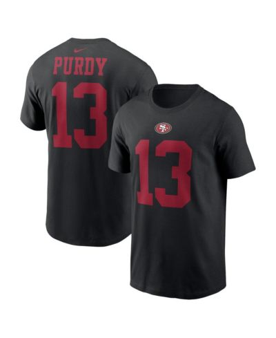 Мужская футболка Nike Brock Purdy Black San Francisco 49ers