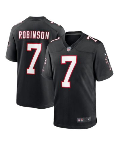 Мужская игровая джерси Nike Bijan Robinson Atlanta Falcons 2023 NFL Draft First Round Pick Throwback