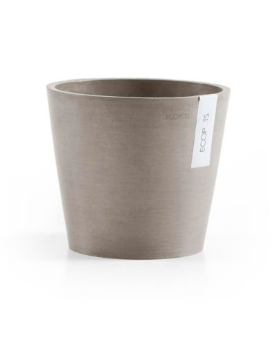 ECOPOTS Amsterdam Modern Round Indoor/Outdoor 3" Planter