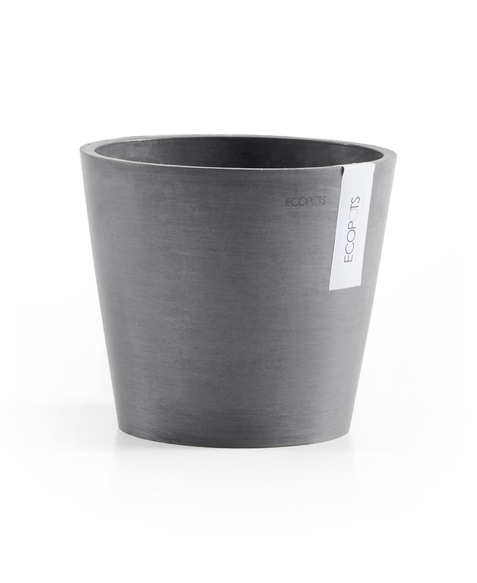 ECOPOTS Amsterdam Modern Round Indoor/Outdoor 3" Planter