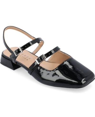 Бософлеш Journee Collection Women's Gretchenn Multi Strap Mary Jane Slingback
