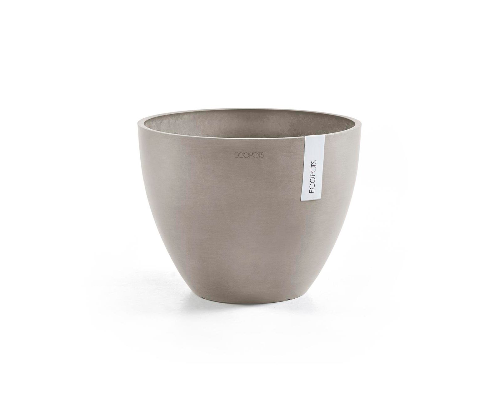 Ecopots Antwerp Modern Indoor and Outdoor Planter, 12in