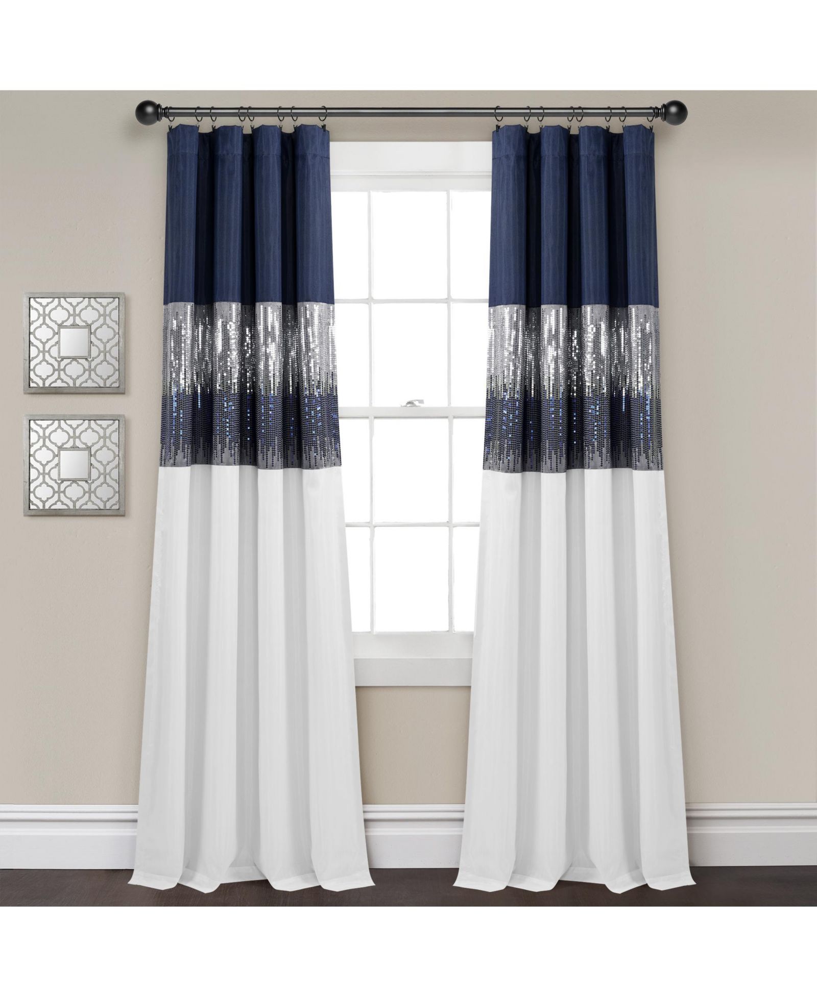 Night Sky 100% Lined Blackout Window Curtain Panel