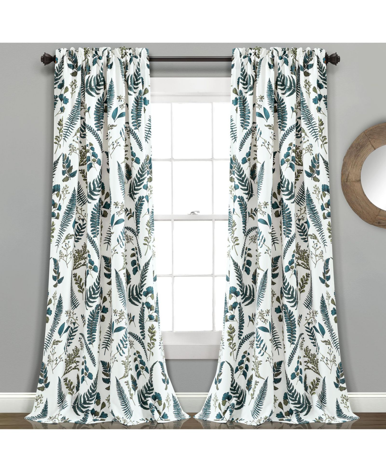 Панели штор Devonia Allover Light Filtering Window Curtain Panels