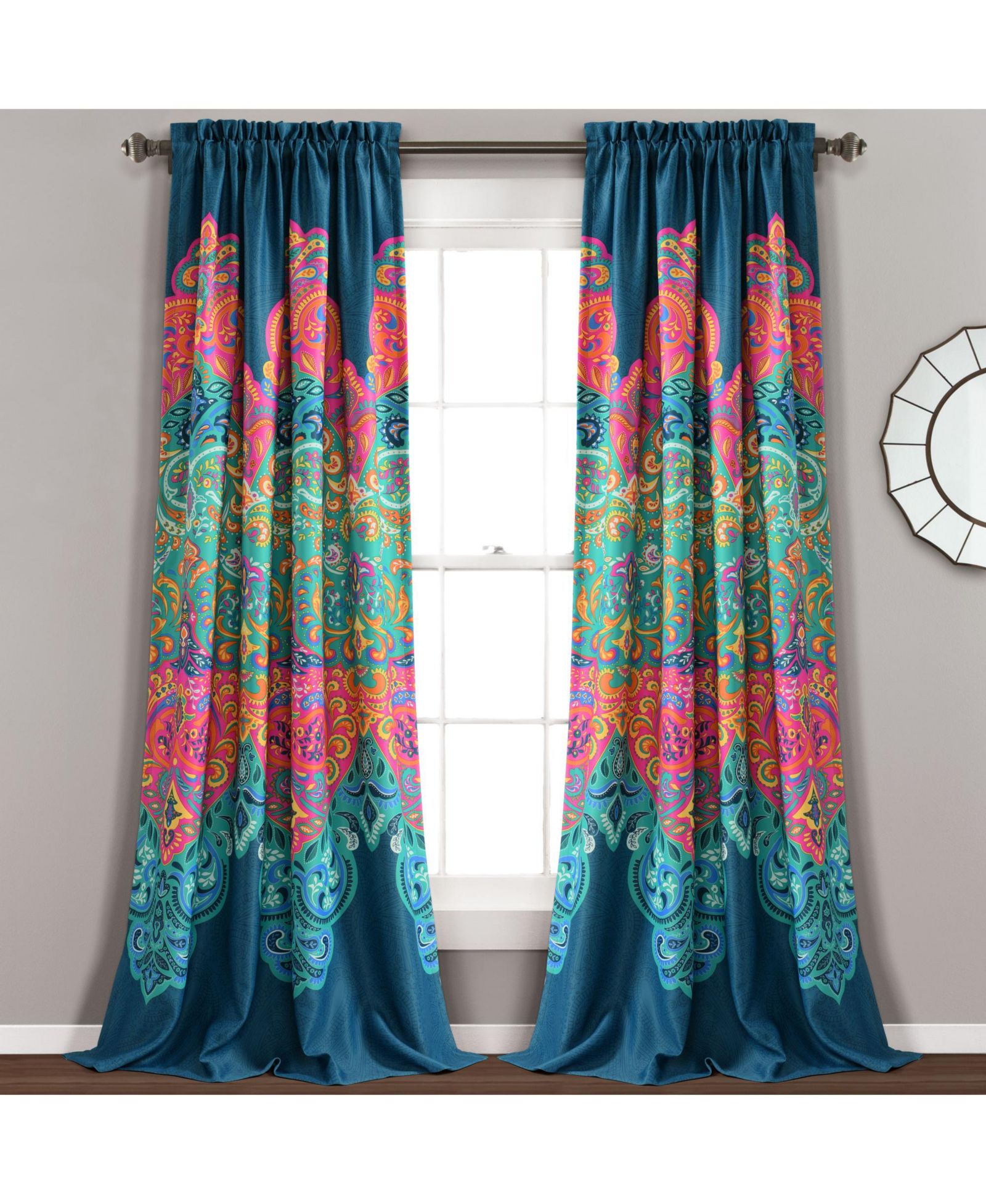 Boho Chic светонепроницаемые шторы с подхватом