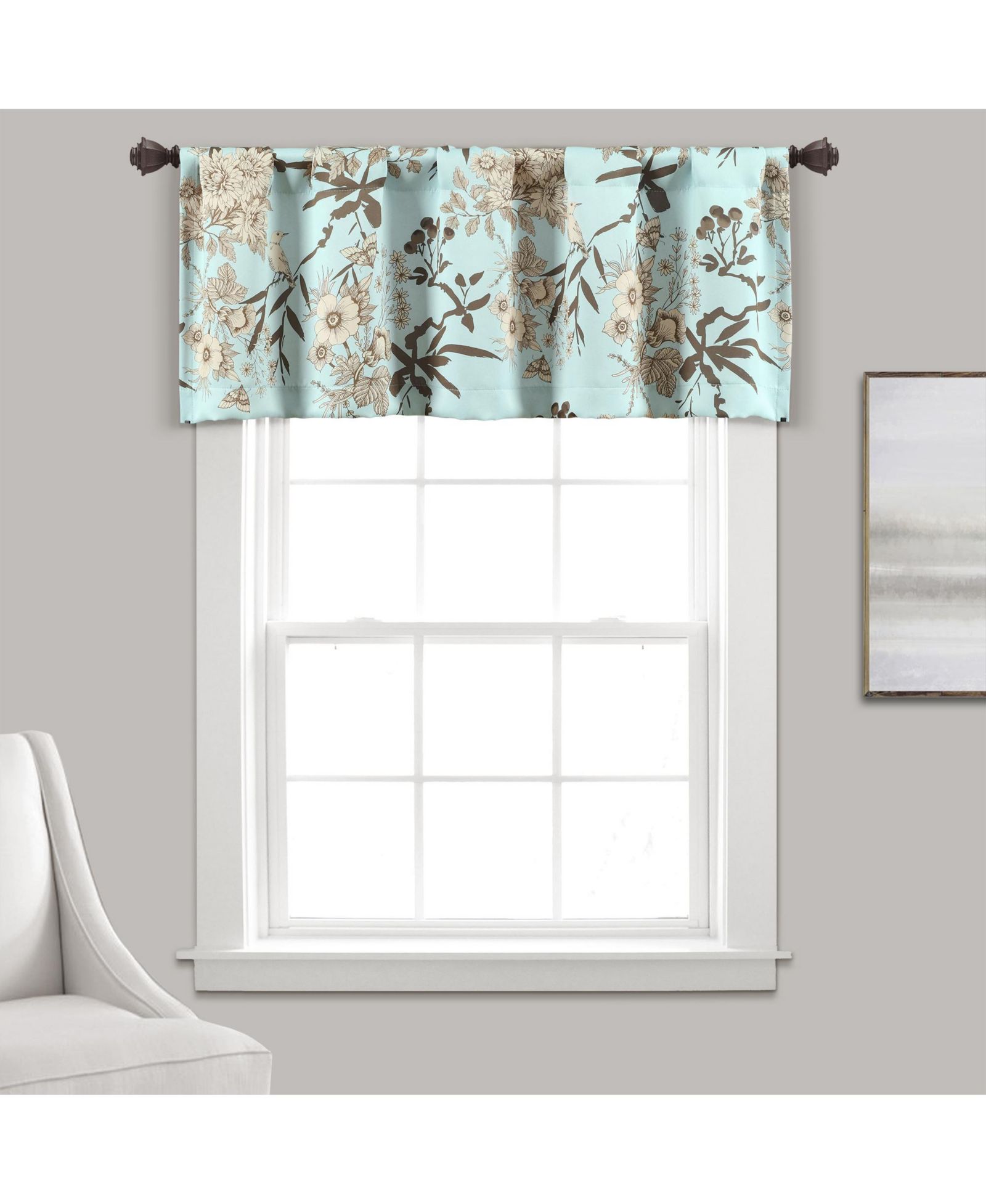 Lush Decor Botanical Garden Light Filtering Valance