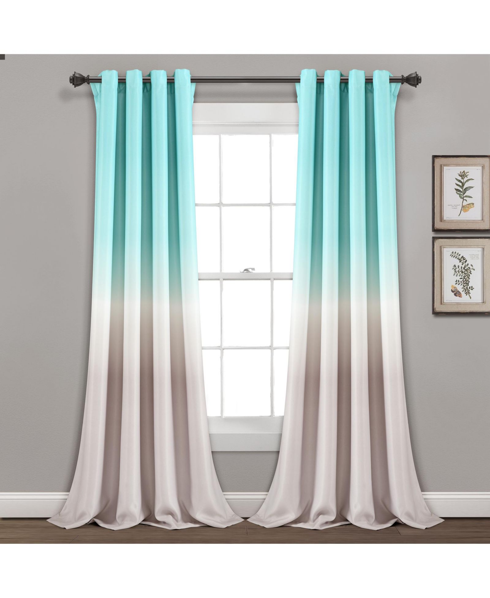 Umbre Fiesta Light Filtering Window Curtain Panels