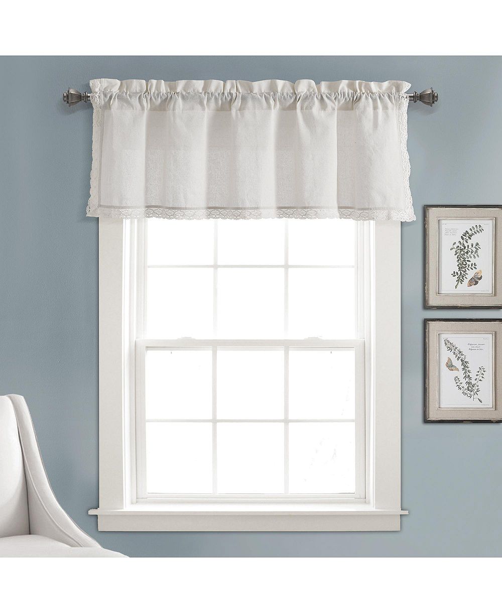 Rosalie Faux Linen Valance
