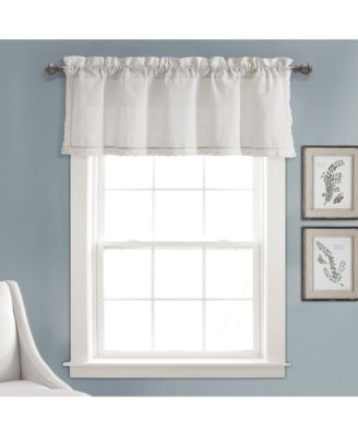 Rosalie Faux Linen Valance