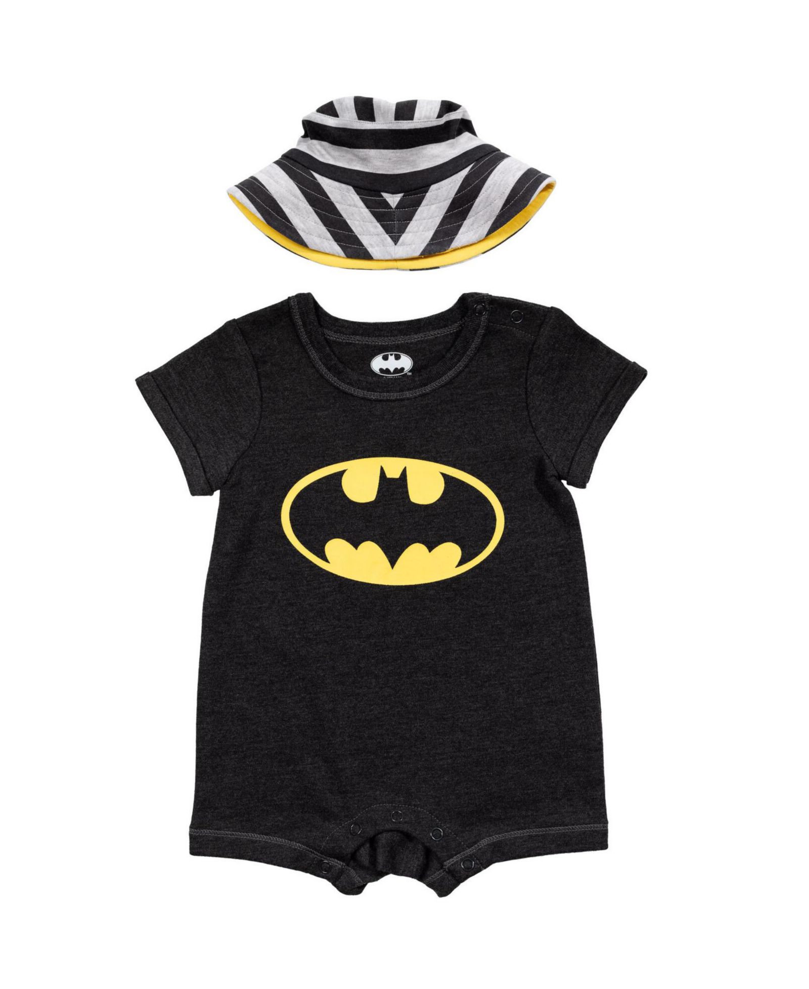 Batman комбинезон и панамка для малышей