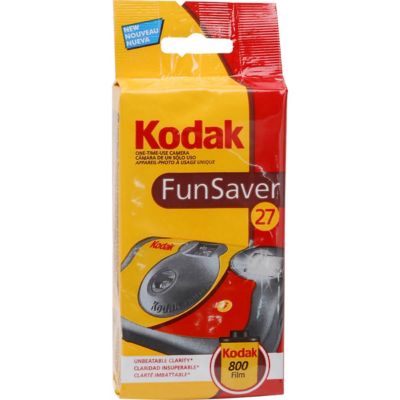 Kodak Fun Saver 35mm Disposable Camera with Flash, 27 Exposures, 6-Pack