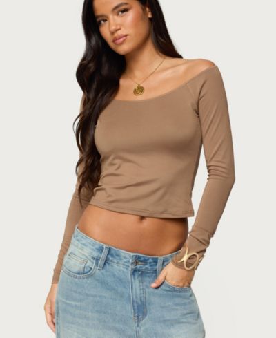 Edikted Women's Tahlia Off Shoulder Top