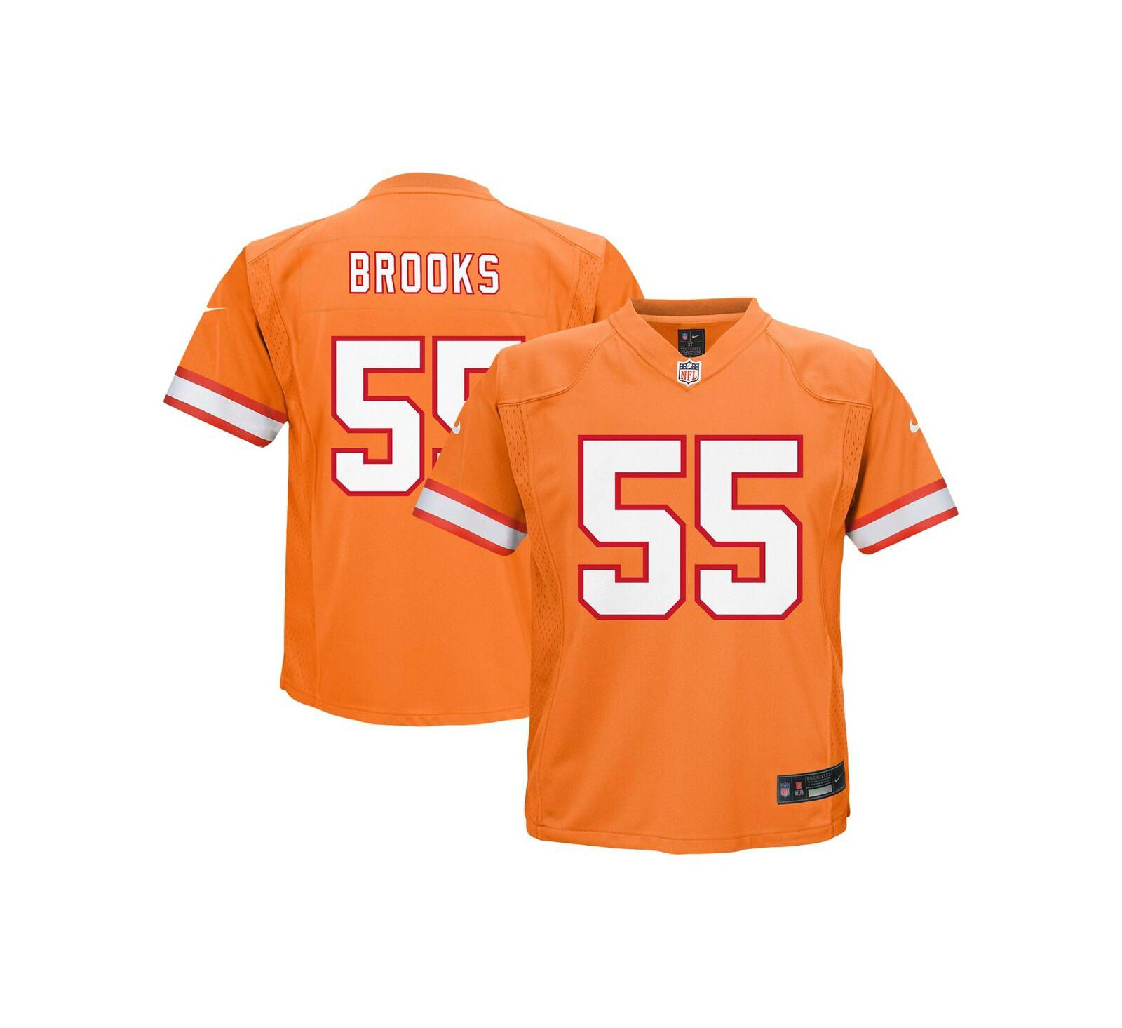 Детская джерси Nike Derrick Brooks Orange Tampa Bay Buccaneers Retired Player Game