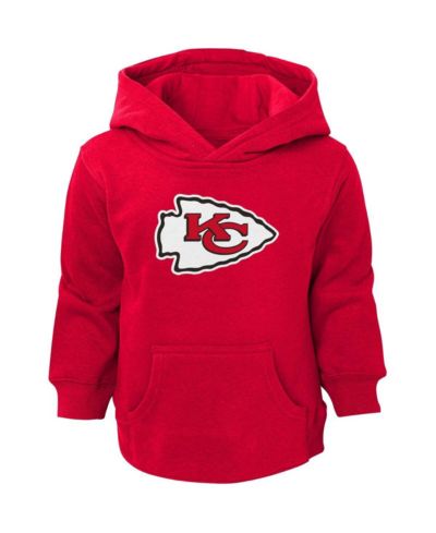 Детское худи с логотипом Kansas City Chiefs красного цвета