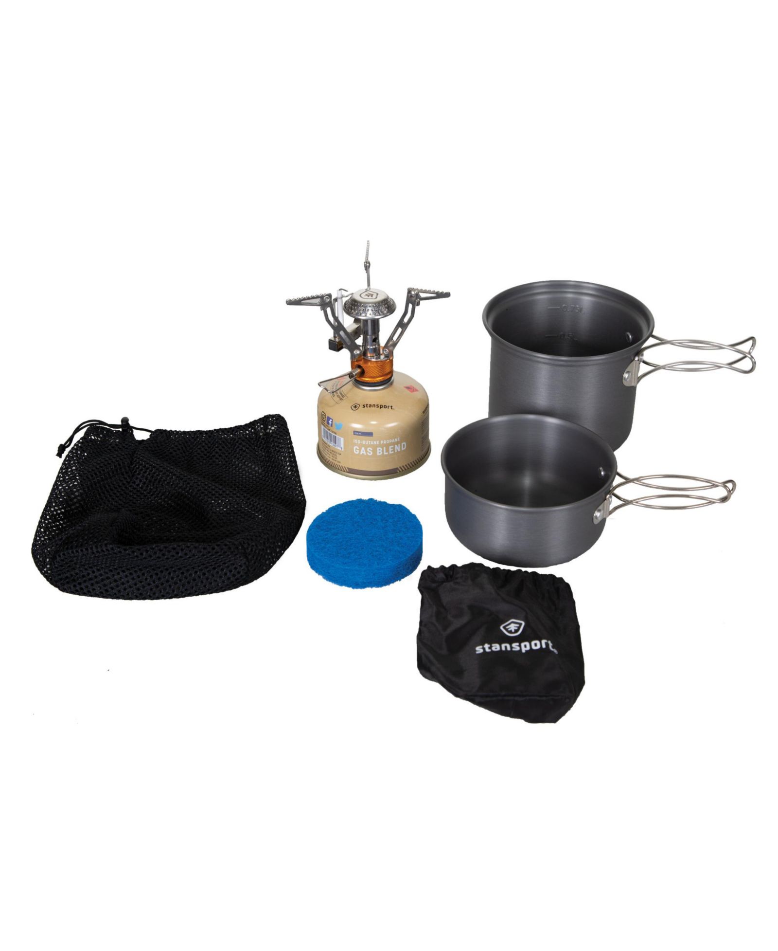 Stansport Backpack Stove, Fuel and Cook Set