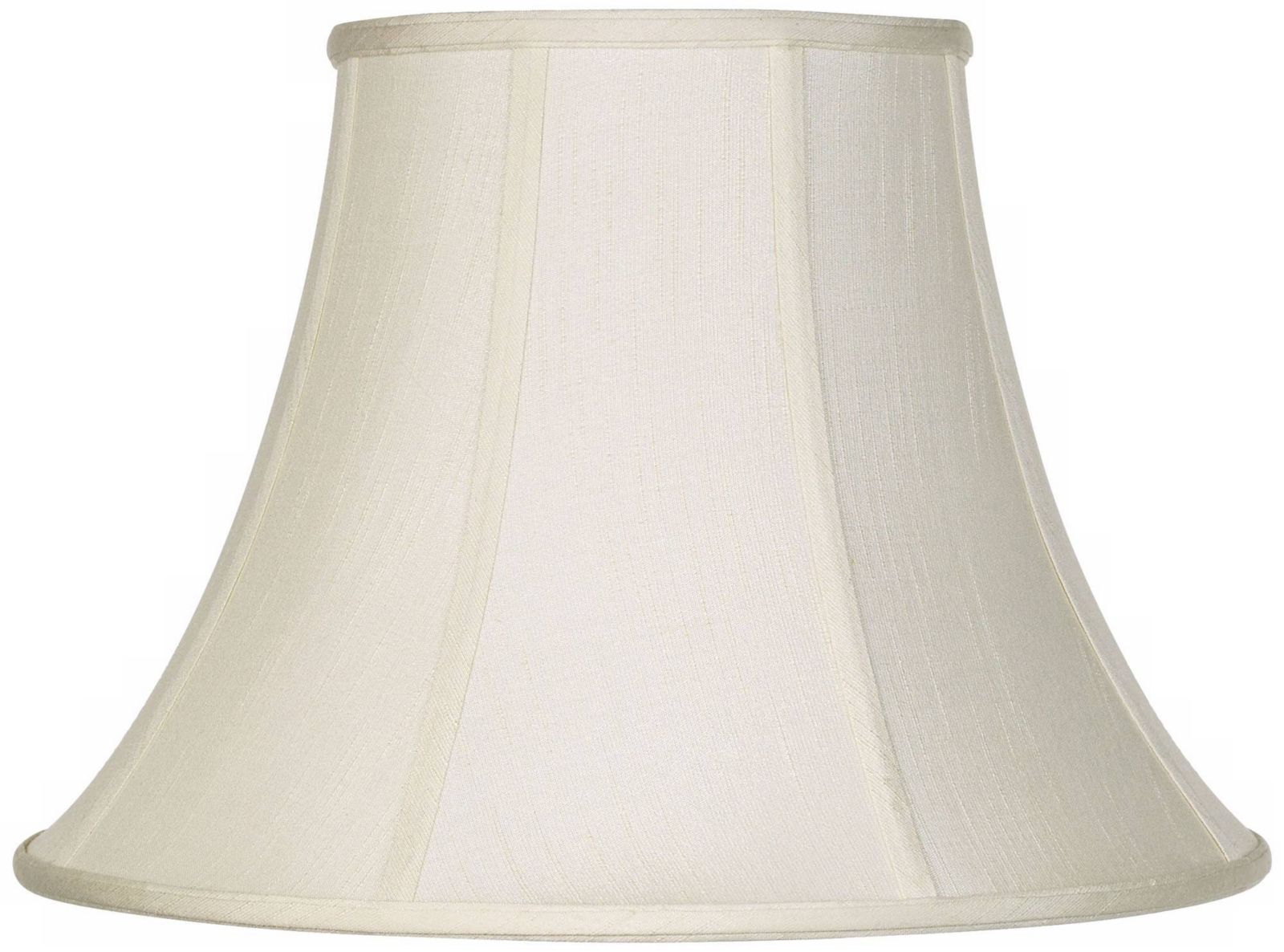 Springcrest Imperial Shade Creme Large Bell Lamp Shade Replacement with Harp and Finial