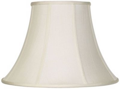 Springcrest Imperial Shade Creme Large Bell Lamp Shade Replacement with Harp and Finial