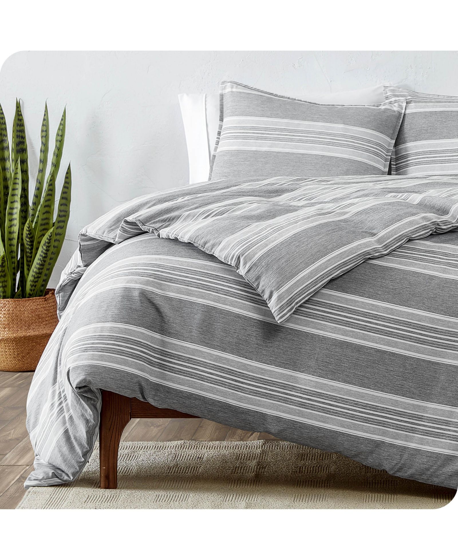 Bare Home Комплект пододеяльников с двойным ворсом, Twin/Twin XL