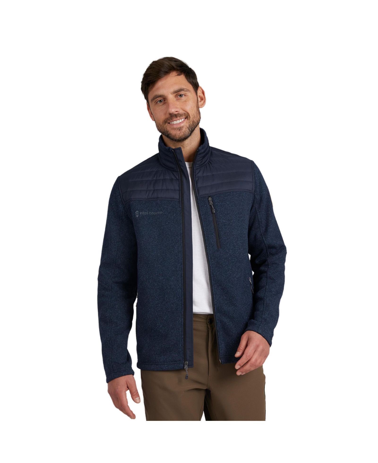 Free Country Men's Frore Knit Fleece Jacket