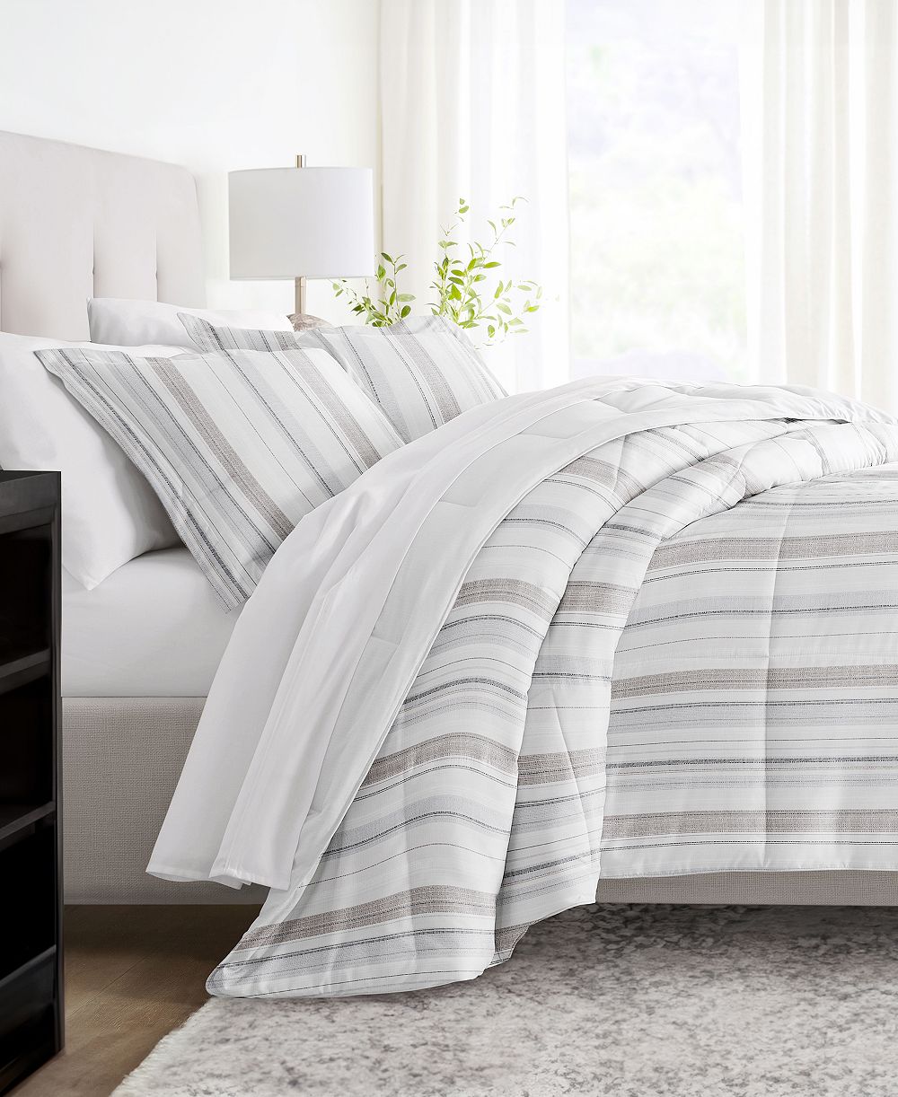 ienjoy Home комплект из 3 одеял с вертикальными полосками, King/California King