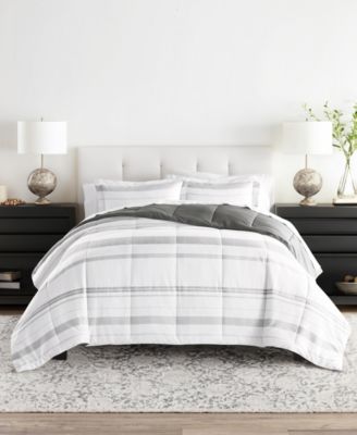 Комплект из 3 покрывал ienjoy Home Stitched Stripe, King/California King