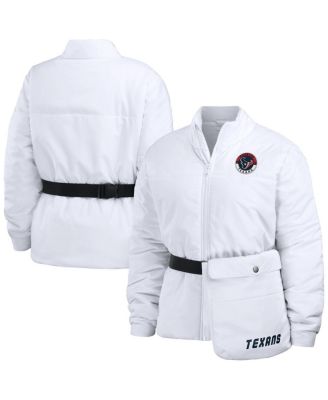 Женская пуховая куртка WEAR by Erin Andrews Houston Texans, белая, на молнии