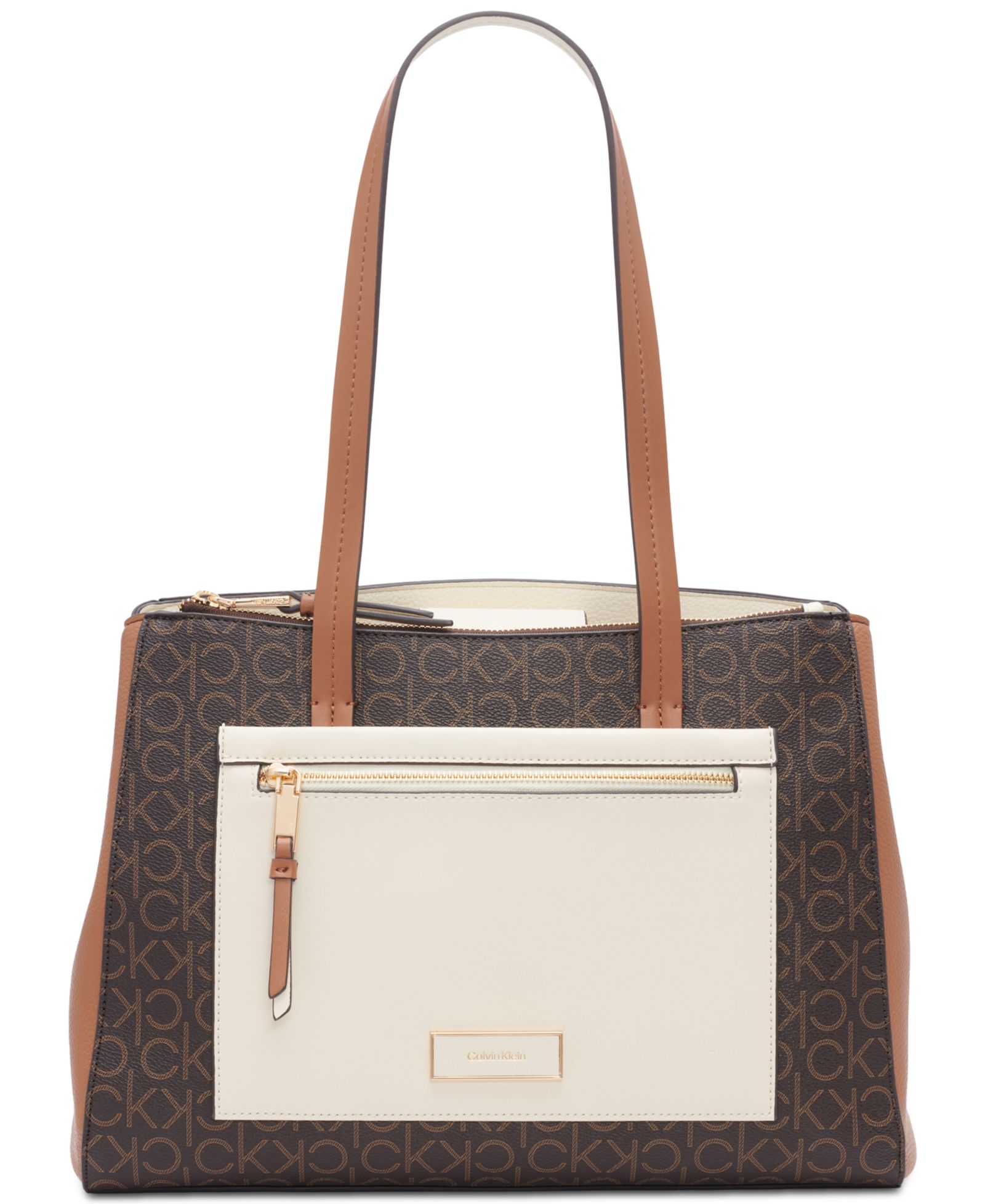 Сумка-тоут Hadley Signature Colorblocked Triple Compartment