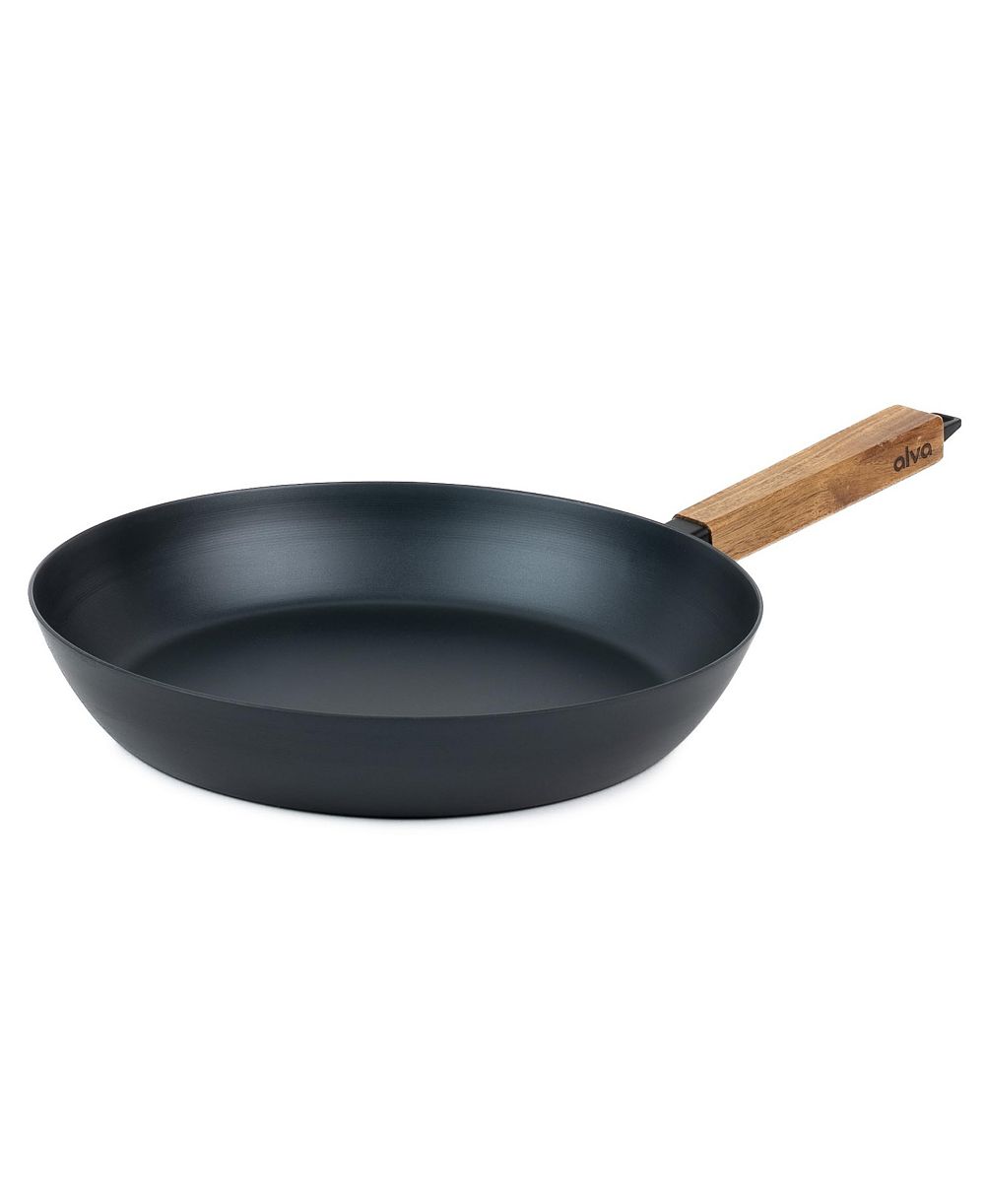 Сковорода Alva Forest Carbon Steel 8" с деревянной ручкой из акации