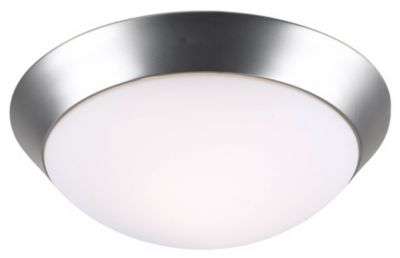 Потолочный светильник 360 Lighting Davis Modern, Brushed Nickel, frosted glass