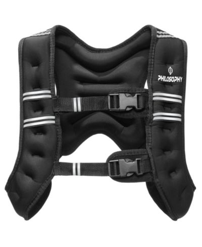 Philosophy Gym Weighted Workout Vest 8 LB, Strength Training Fitness Body Weight Vest