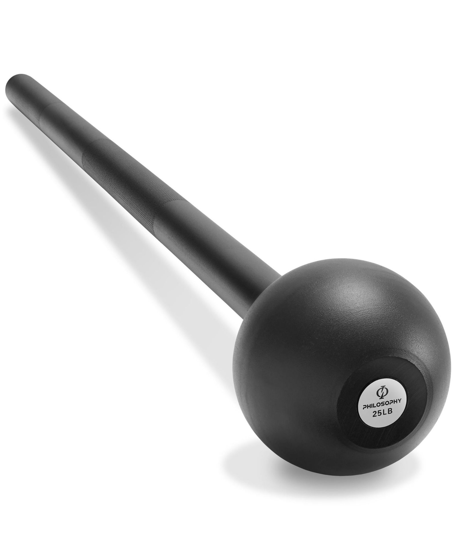 Гантель-молот Philosophy Gym Steel Mace 25 фунтов, клуб для силовых тренировок и функциональных упражнений на все тело